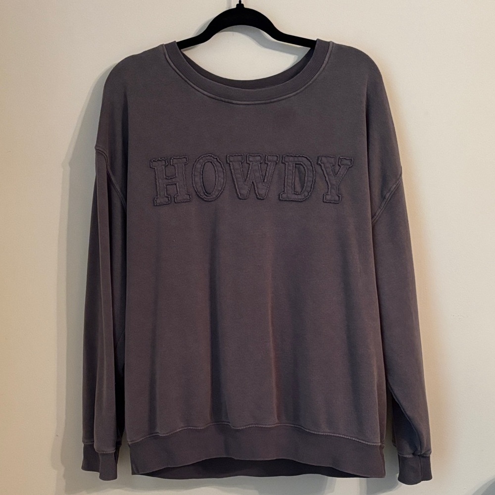 Zoe + Liv Charcoal Sweatshirt